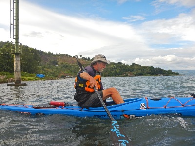 launchin whisky16 on Lake Toba North Sumatra